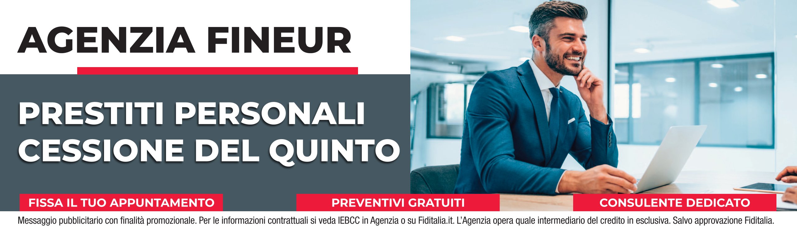 Contatti Agenzia Fineur filiali Fiditalia - Prestiti personali, Cessione del quinto